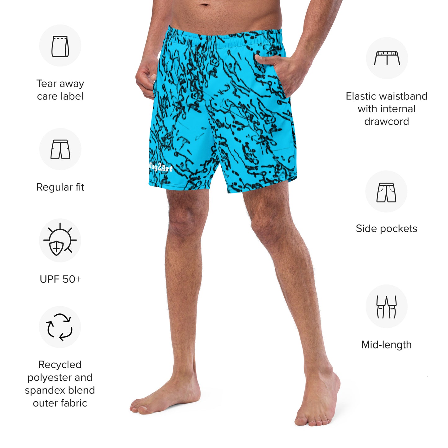 Mitochondria Swim Trunks