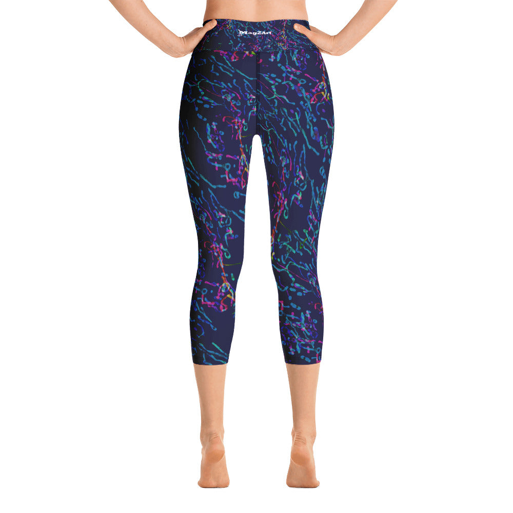 Mitochondria Yoga Capri Leggings