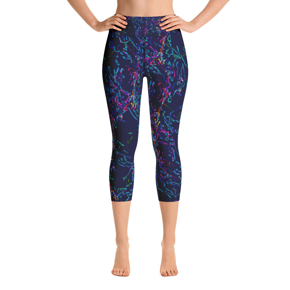 Mitochondria Yoga Capri Leggings