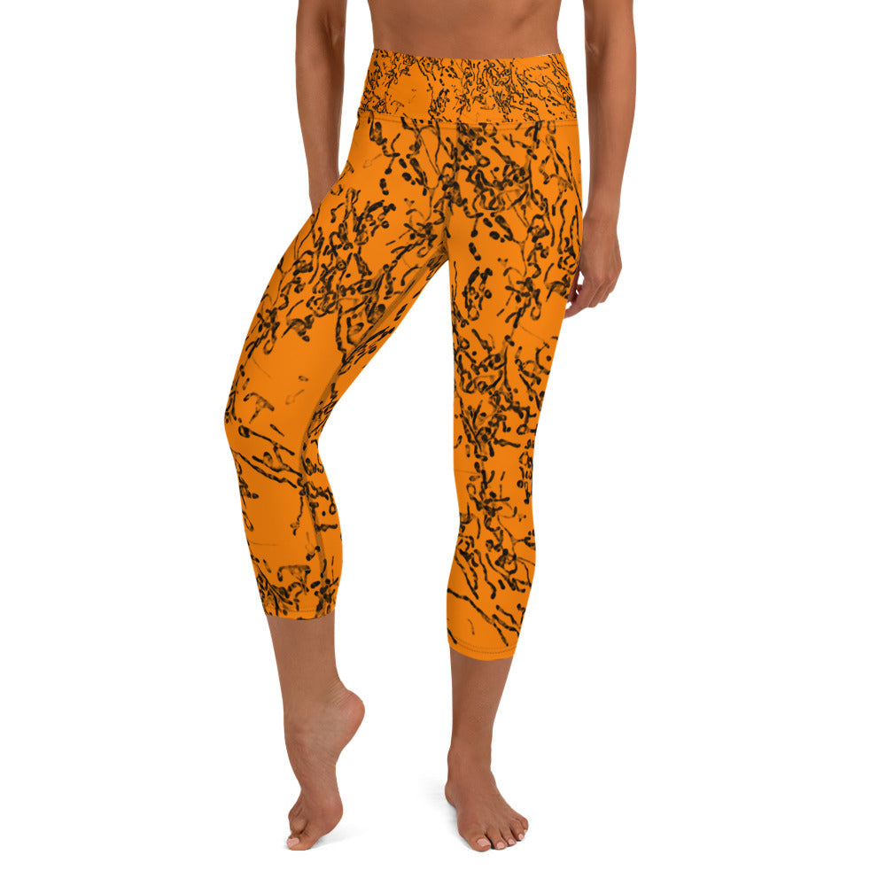 Mitochondria Yoga Capri Leggings