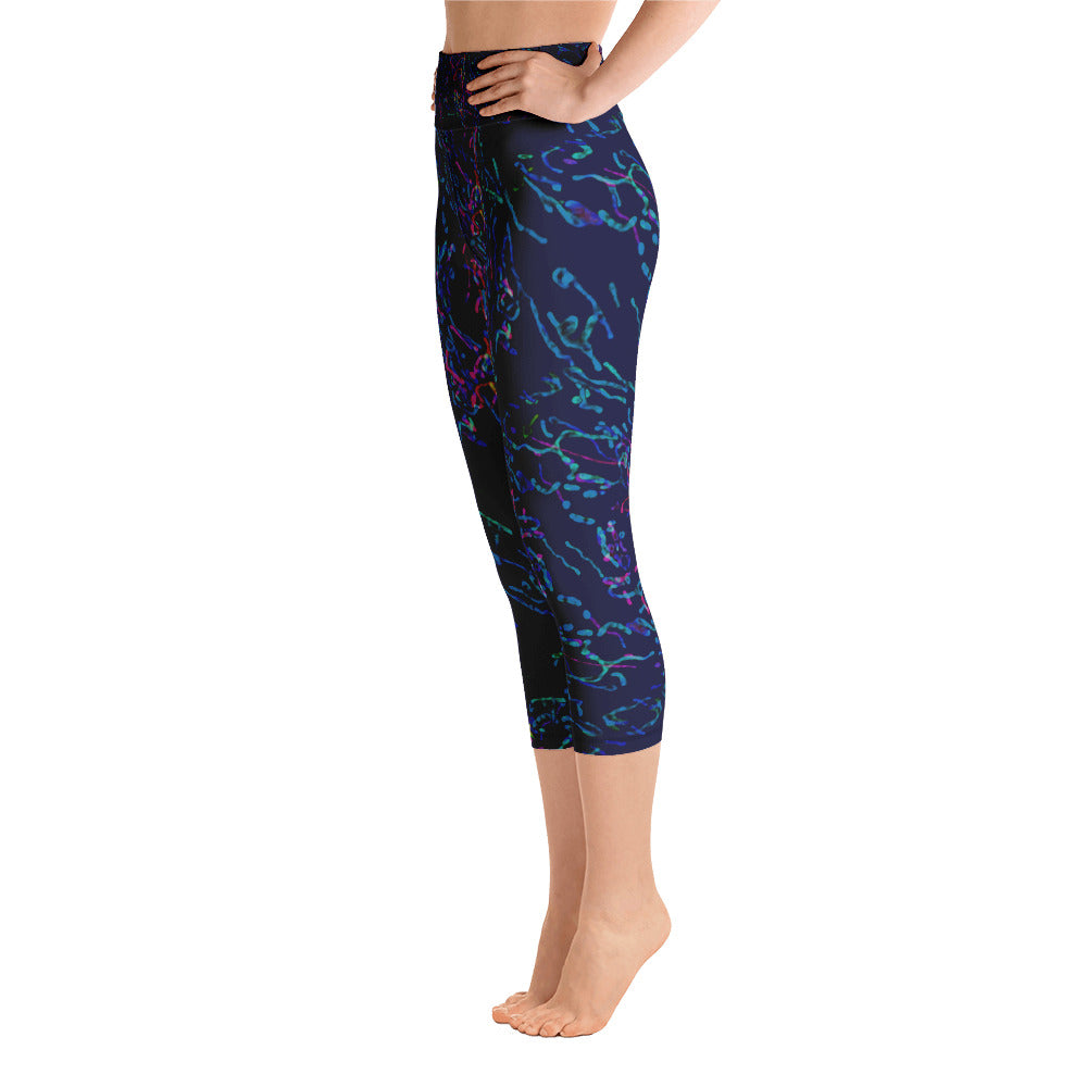 Mitochondria Yoga Capri Leggings