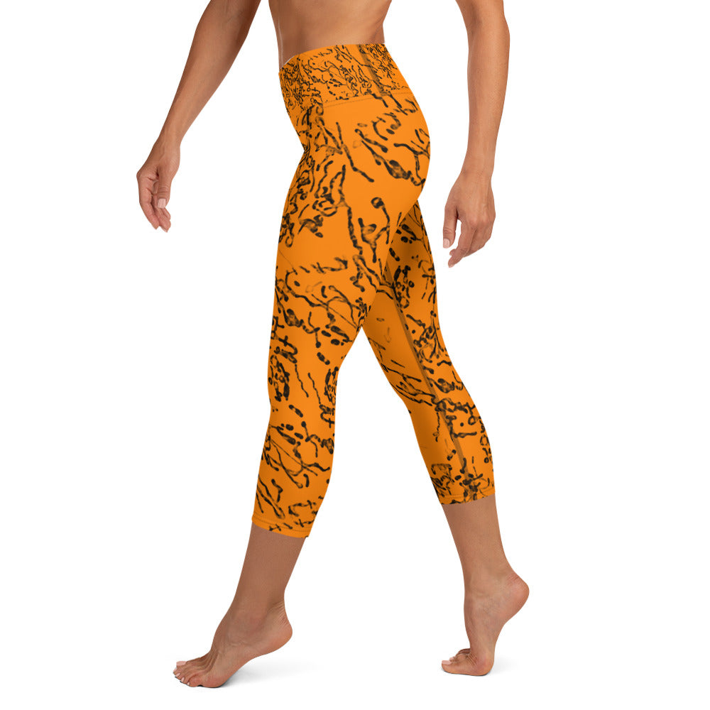 Mitochondria Yoga Capri Leggings