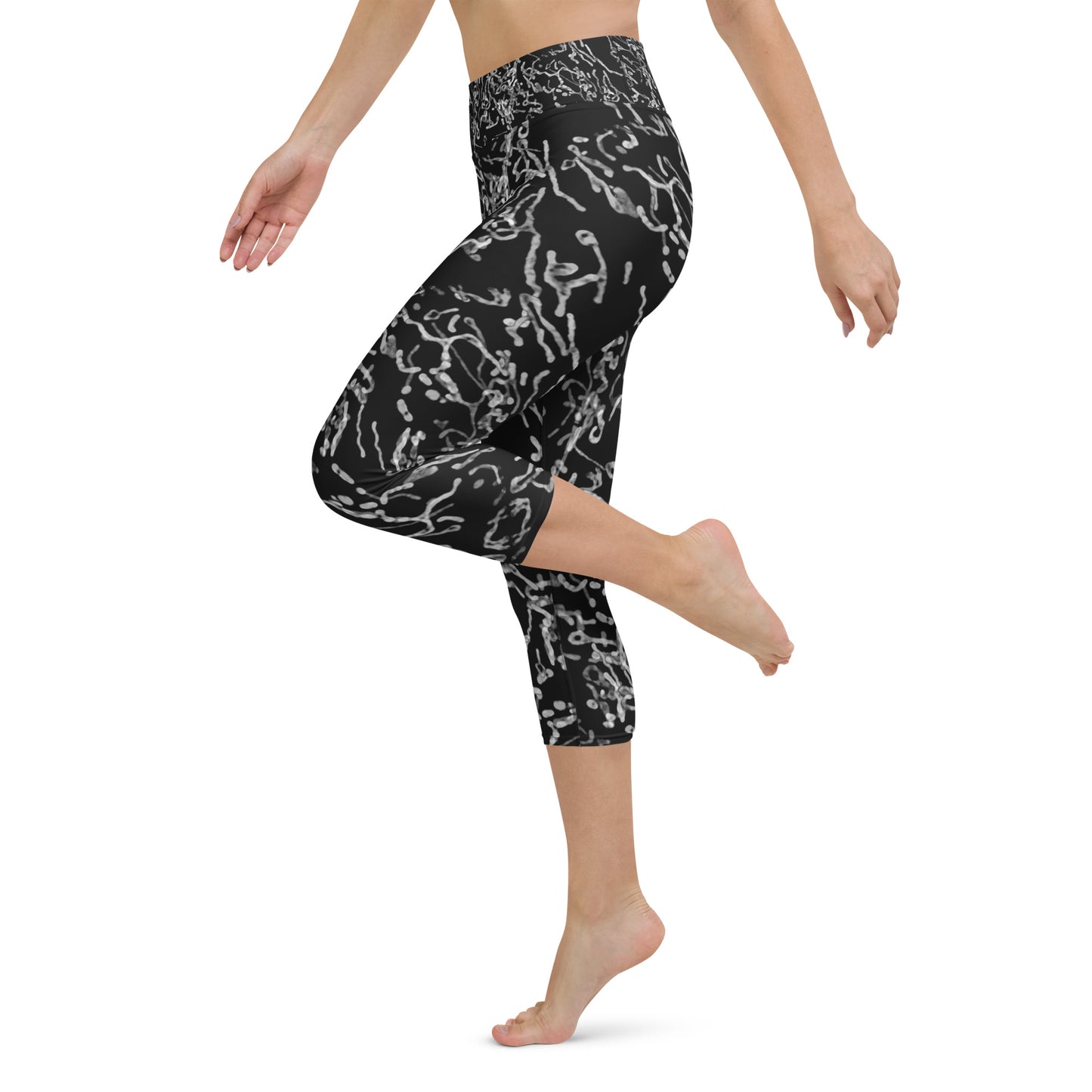 Mitochondria Yoga Capri Leggings