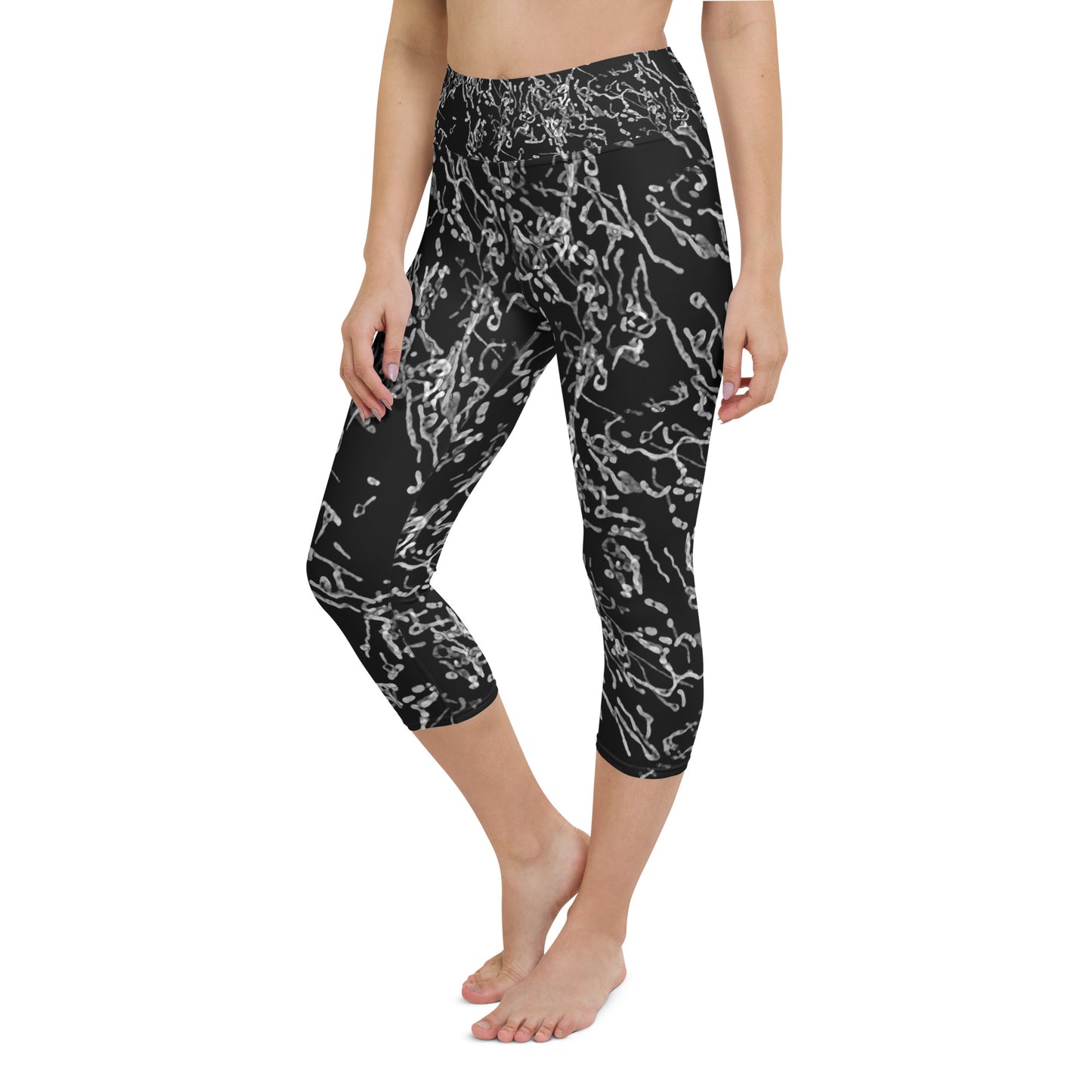 Mitochondria Yoga Capri Leggings