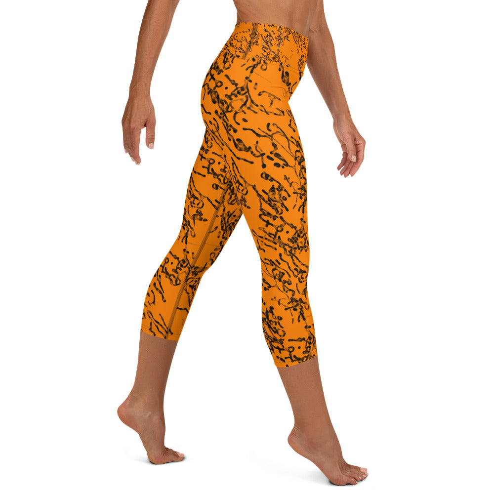 Mitochondria Yoga Capri Leggings